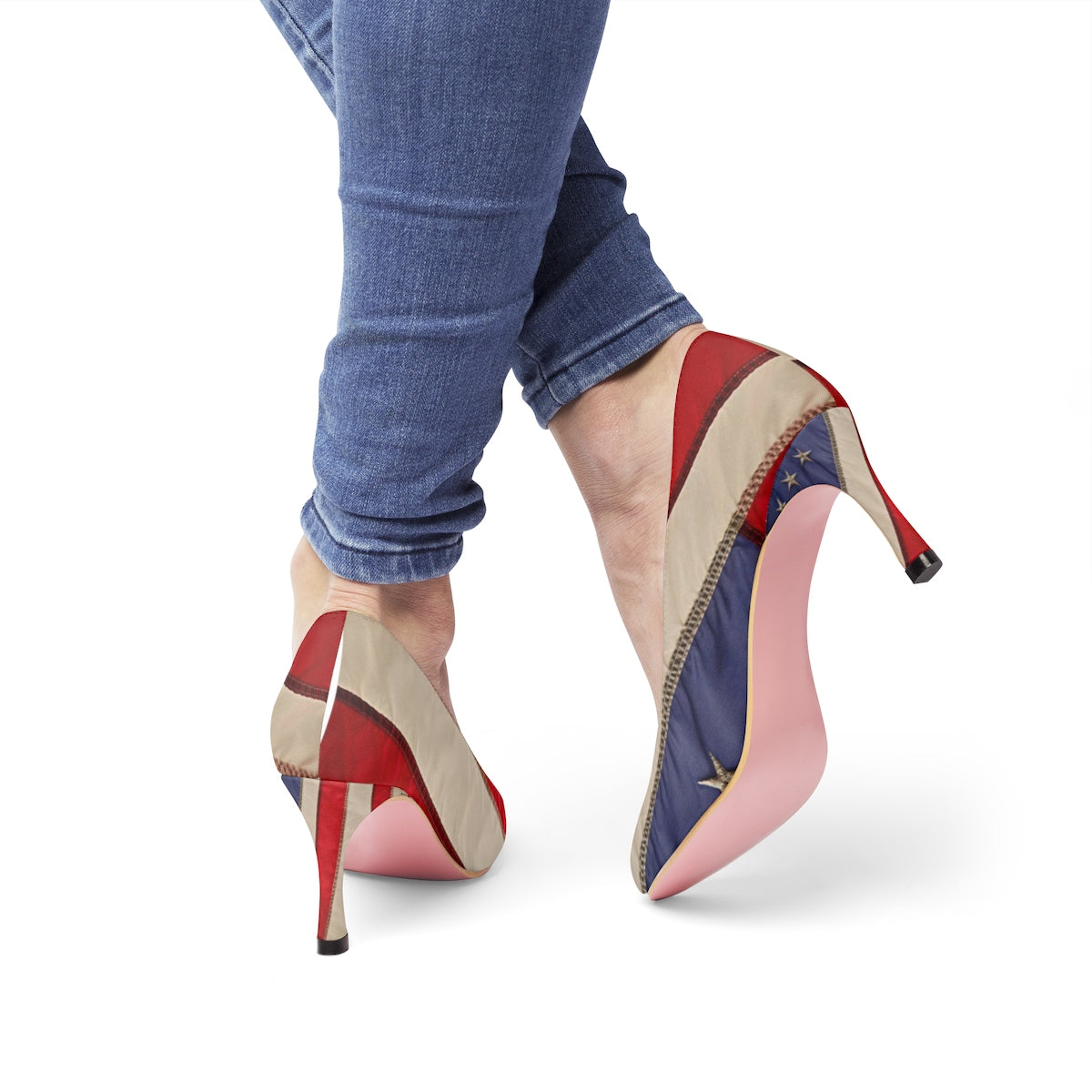 YE 4th of July Women's High Heels - YuppyCollections