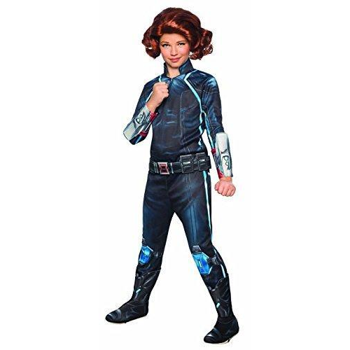 Avengers 2 Age of Ultron Kids's Deluxe Black Widow Costume Small 3-4 - YuppyCollections