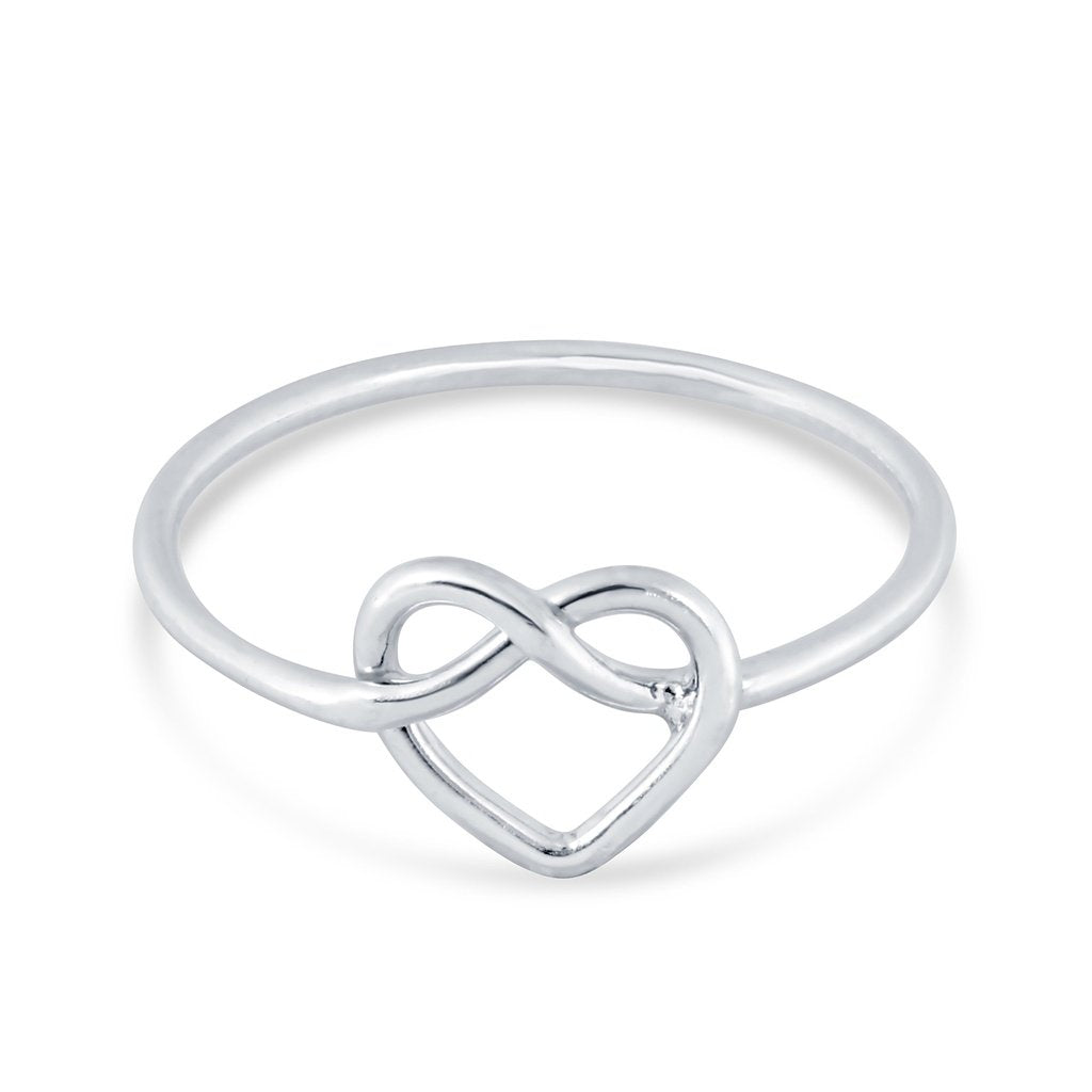 Knotted Heart Ring - YuppyCollections