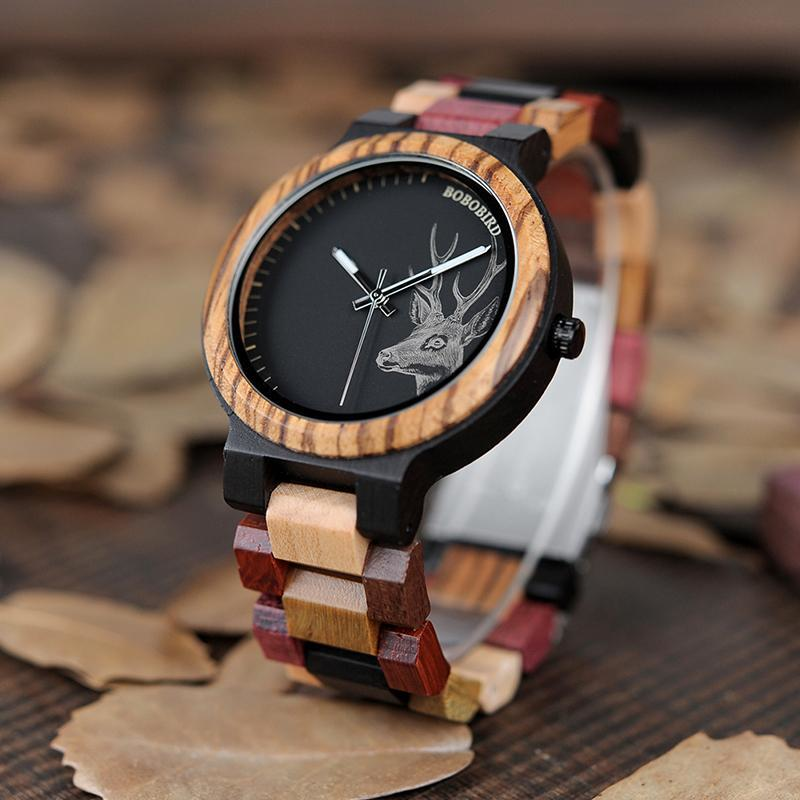 Color Me Bad- Wooden Watch - YuppyCollections