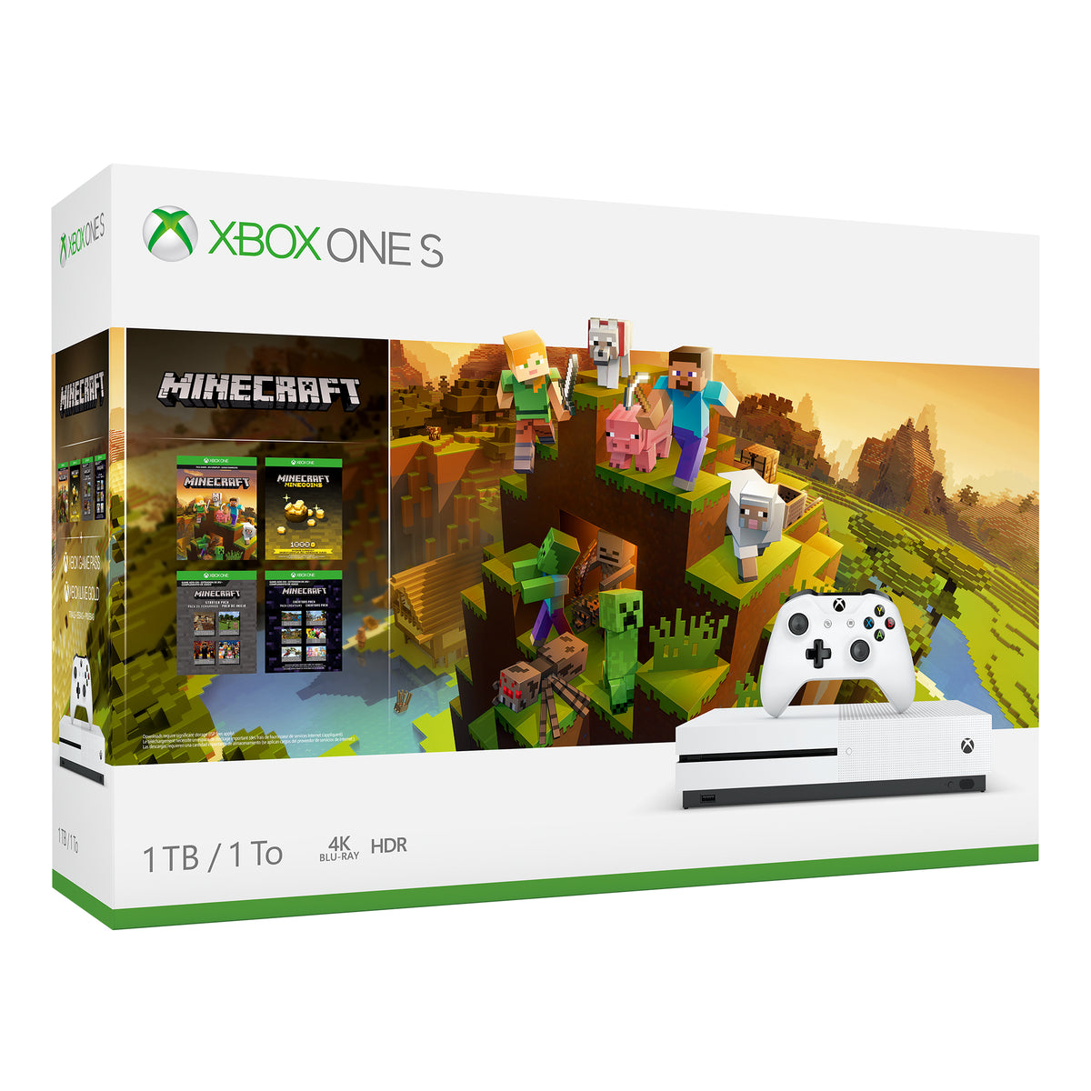 Microsoft Xbox One S 1TB Minecraft Creators Bundle, White, 234-00655Microsoft Xbox One S 1TB Minecraft Creators Bundle, White, 234-00655 - YuppyCollections