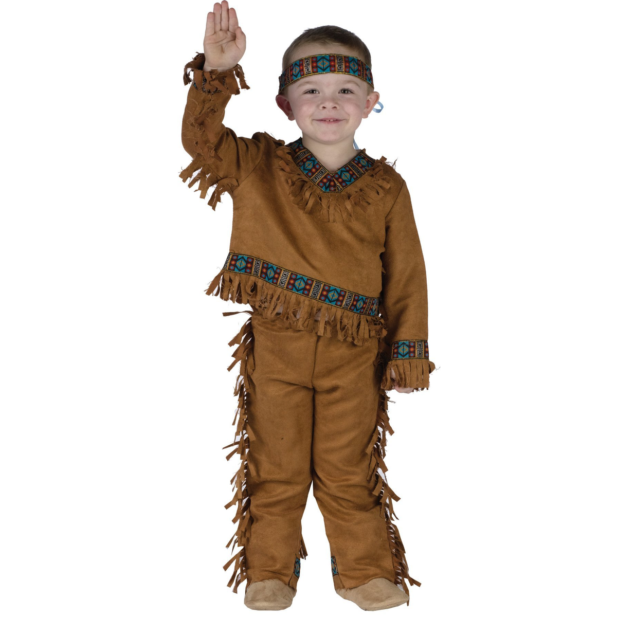 American Indian Boy Toddler Costume 3T-4T - YuppyCollections