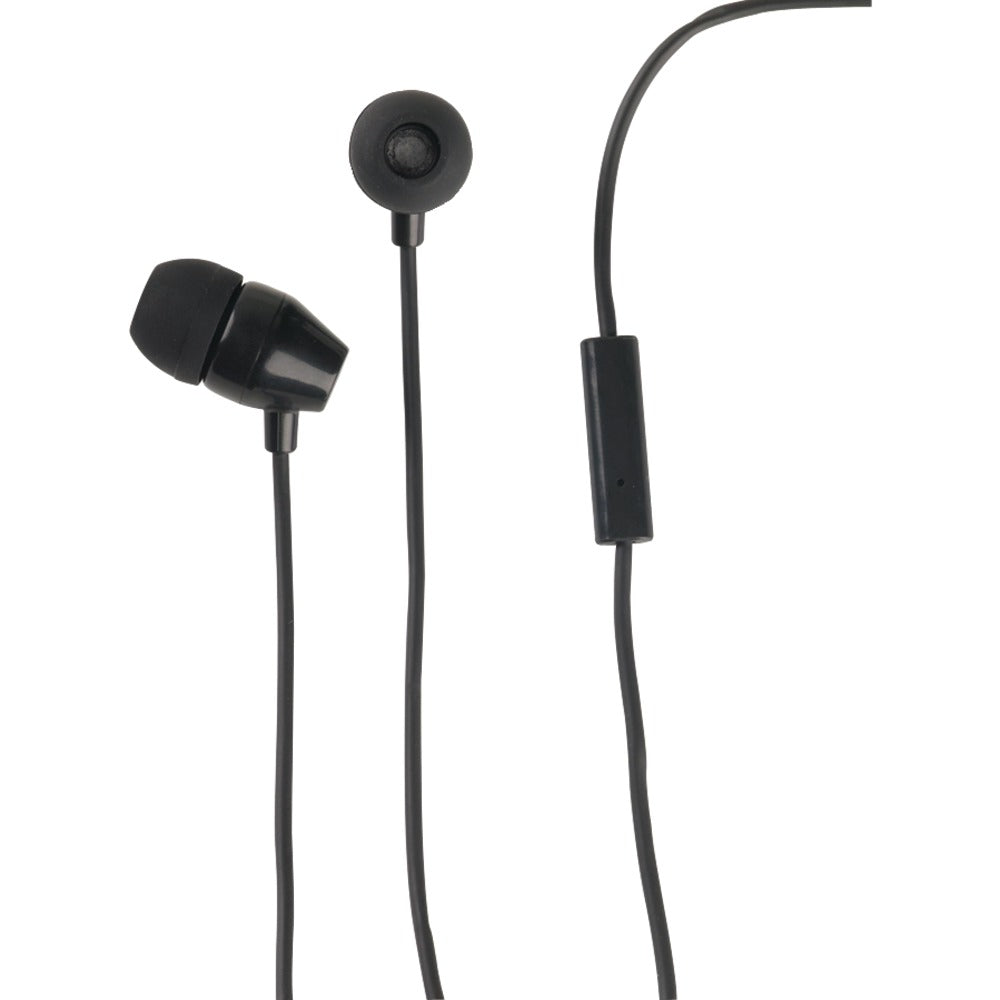 RCA(R) HP159MICBKZ Stereo Earbuds with In-Line Microphone - YuppyCollections