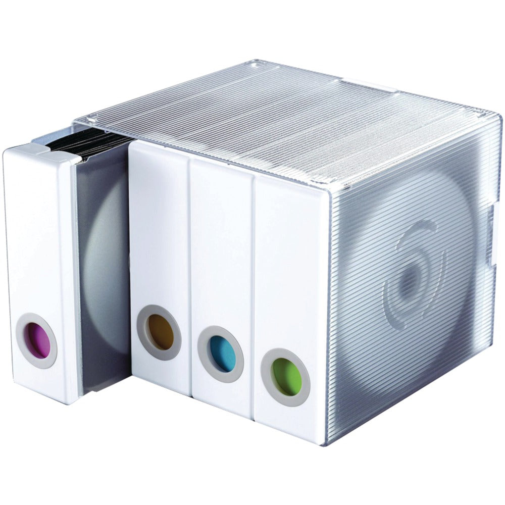 Atlantic(R) 96635495 96-Disc Album Cube (White) - YuppyCollections