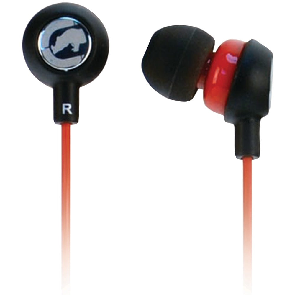 Ecko Unltd.(R) EKU-CHA2-RD Ecko Chaos 2 Earbuds with Microphone (Red) - YuppyCollections