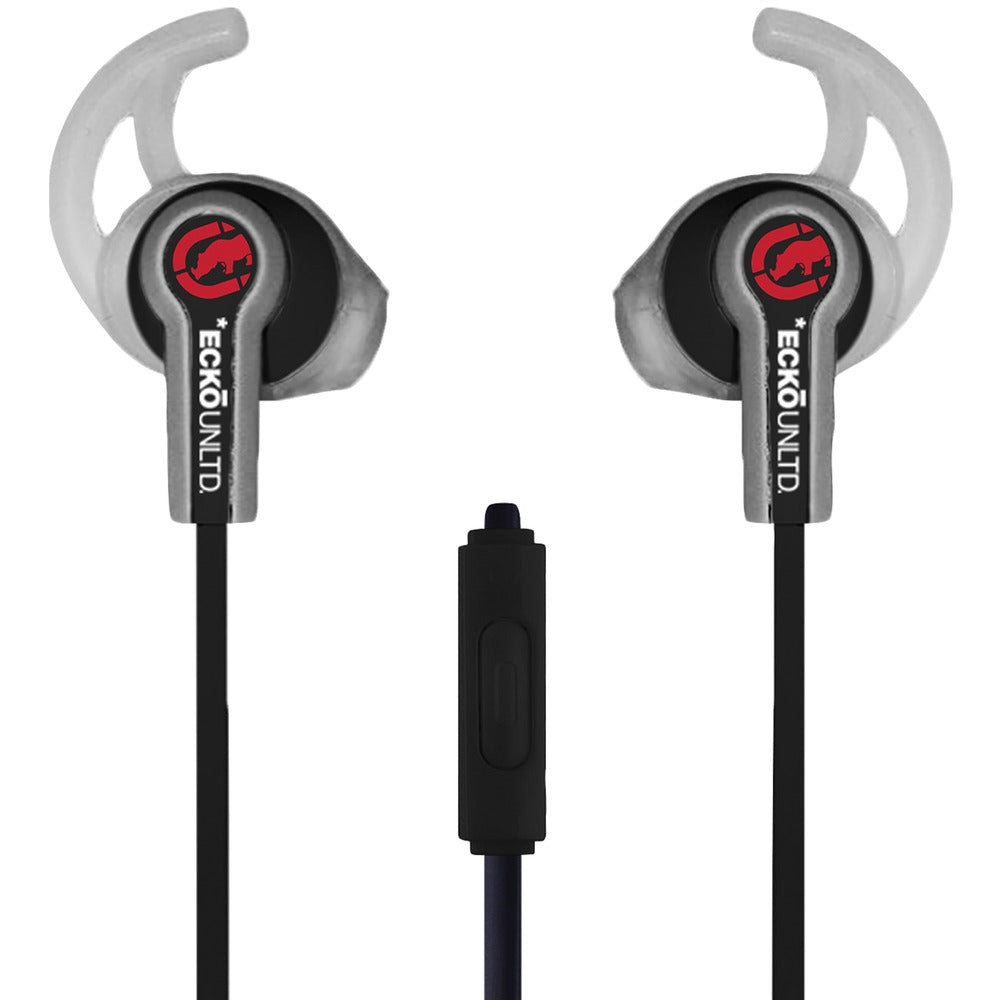 Ecko Unltd.(R) EKU-FSE-BK Fuse Sport Earbuds with Microphone (Black) - YuppyCollections