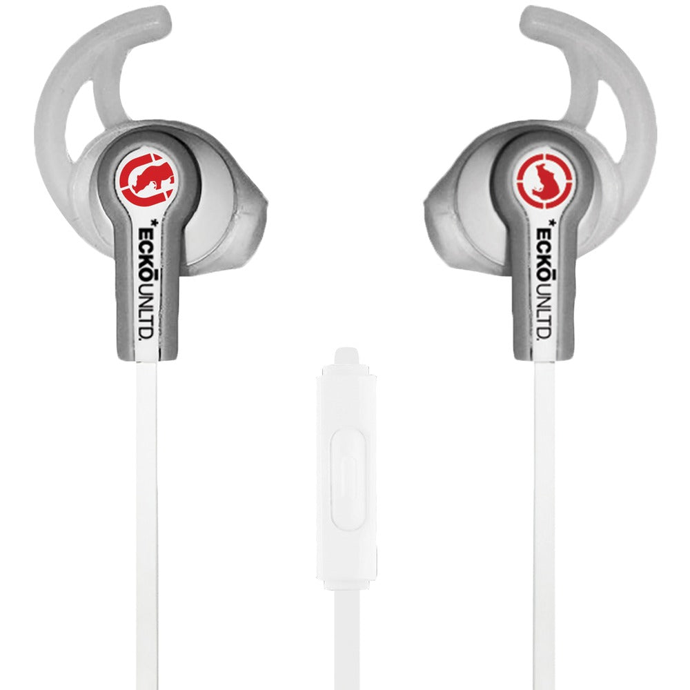 Ecko Unltd.(R) EKU-FSE-WHT Fuse Sport Earbuds with Microphone (White) - YuppyCollections