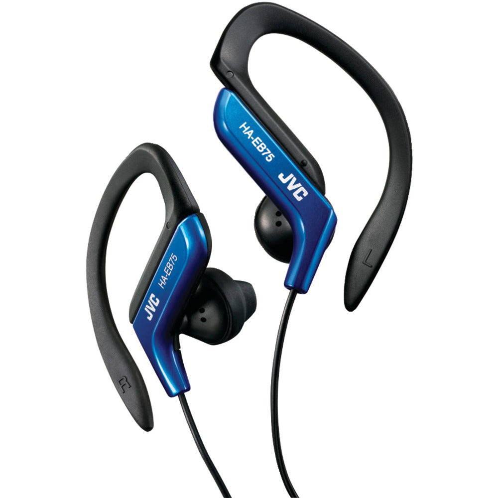 JVC(R) HAEB75A Ear-Clip Earbuds (Blue) - YuppyCollections