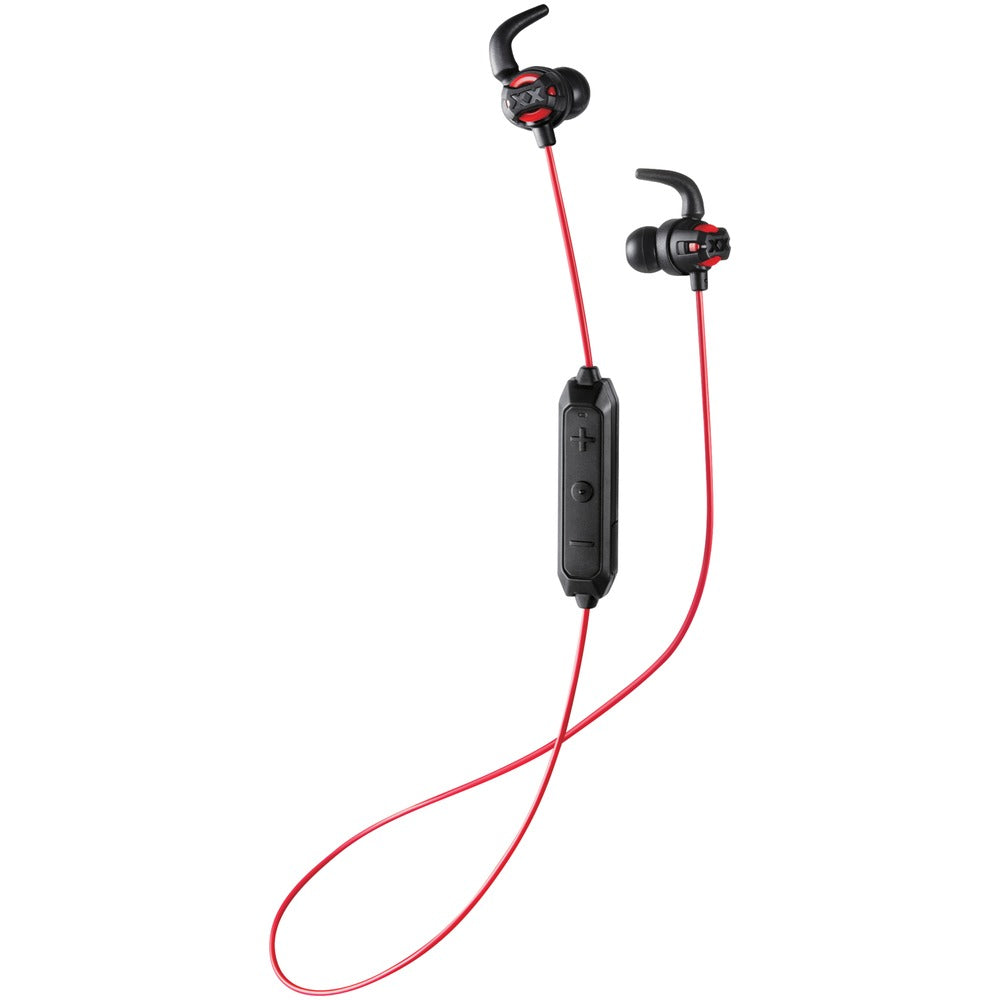 JVC(R) HAET103BTR XX(TM) Fitness Sound-Isolating Bluetooth(R) Earbuds (Red) - YuppyCollections