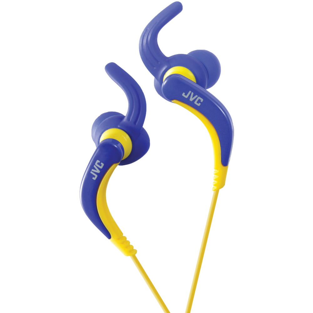 JVC(R) HAETX30A Extreme Fitness Earbuds (Blue) - YuppyCollections