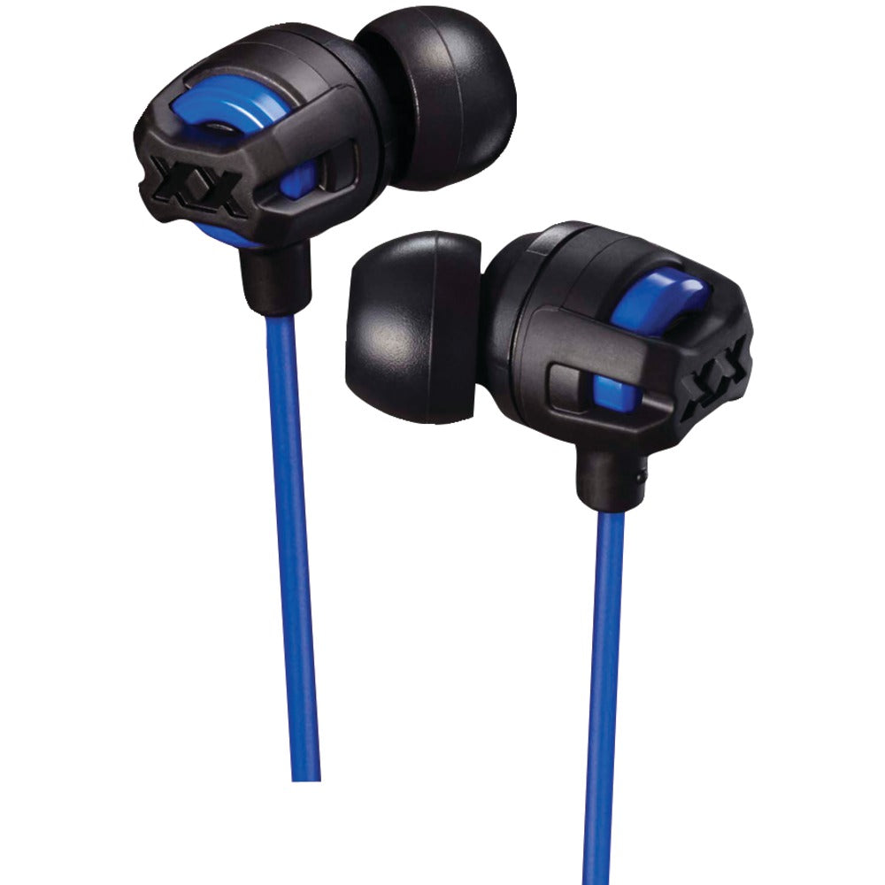 JVC(R) HAFX103MA XX Series Xtreme Xplosives Earbuds with Microphone (Blue) - YuppyCollections