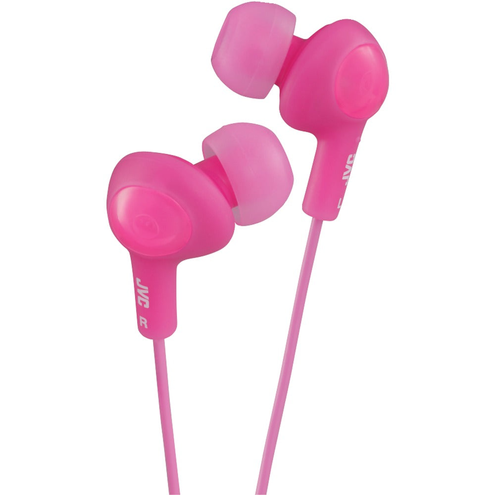 JVC(R) HAFX5P Gumy(R) Plus Inner-Ear Earbuds (Pink) - YuppyCollections