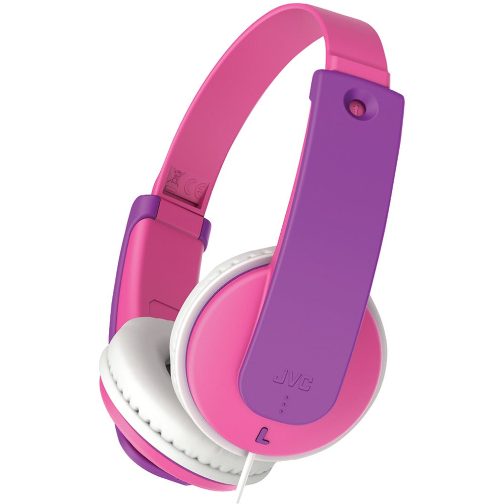 JVC(R) HAKD7P Kids' Over-Ear Headphones (Pink) - YuppyCollections