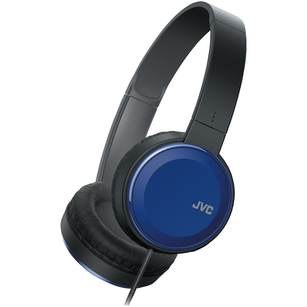 JVC(R) HAS190MA Colorful On-Ear Headphones (Blue) - YuppyCollections