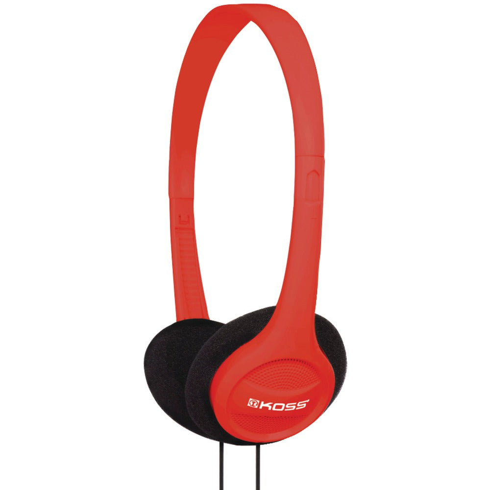 KOSS(R) 190494 KPH7 On-Ear Headphones (Red) - YuppyCollections