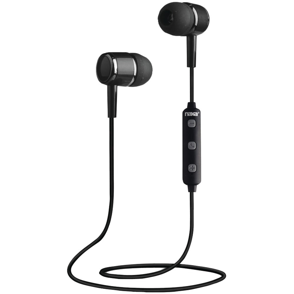 Naxa(R) NE-950 BLACK/GRAY Bluetooth(R) Isolation Earbuds with Microphone & Remote (Gray) - YuppyCollections