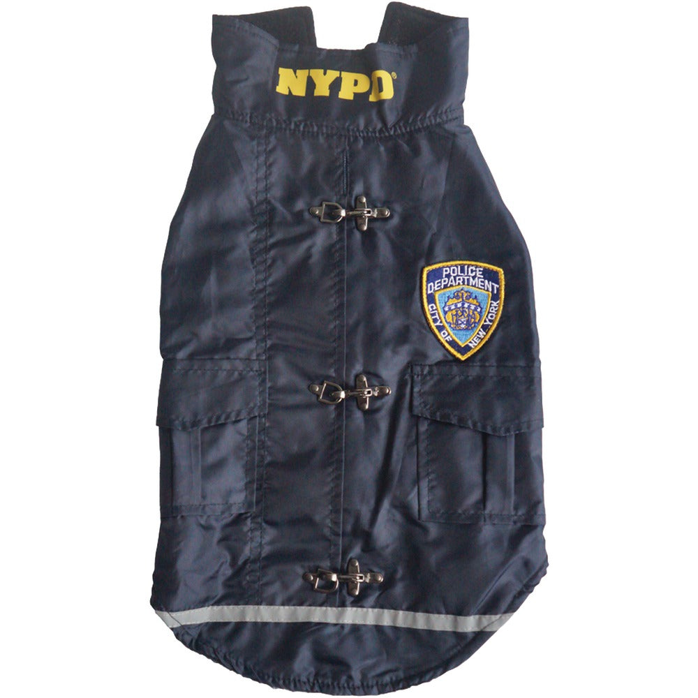 Royal Animals 13Z1009R NYPD(R) Water-Resistant Dog Coat (Large) - YuppyCollections