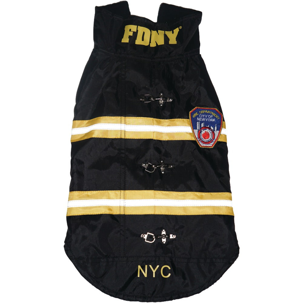 Royal Animals 13Z1010R FDNY(R) Water-Resistant Dog Coat (Small) - YuppyCollections