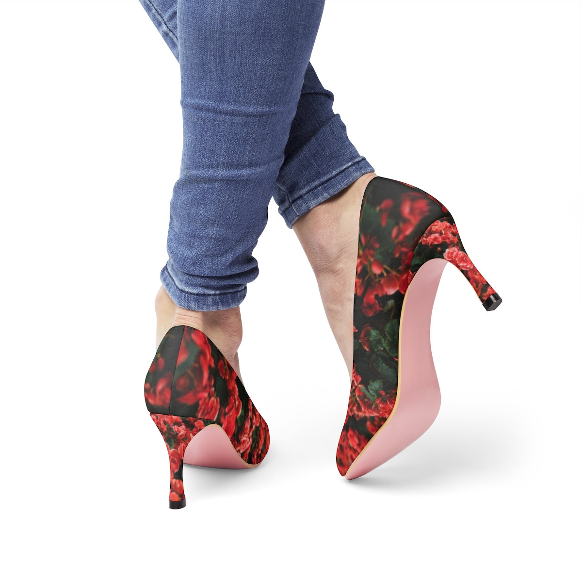 YE Floral Women's High Heels - YuppyCollections