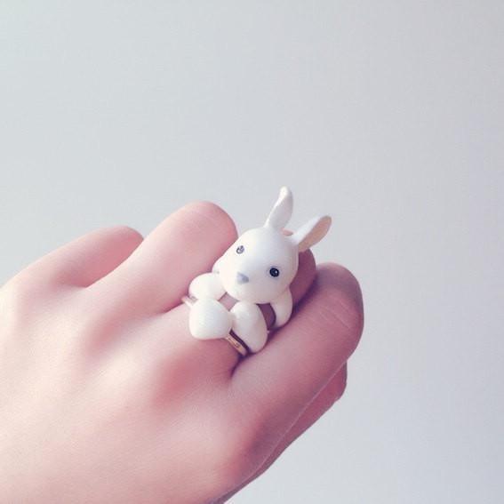 Mary Lou Rabbit Ring - YuppyCollections