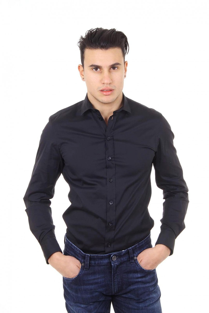 Armani Collezioni mens shirt long sleeve PCSSDL PC0F0 999 - YuppyCollections