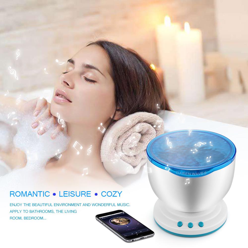 Ocean Wave LED Projector Light Speaker - YuppyCollections