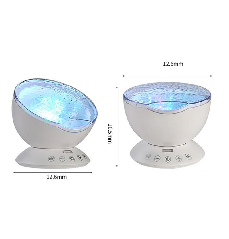 Premium Ocean Wave LED Projector Lights Speaker with Remote control - YuppyCollections