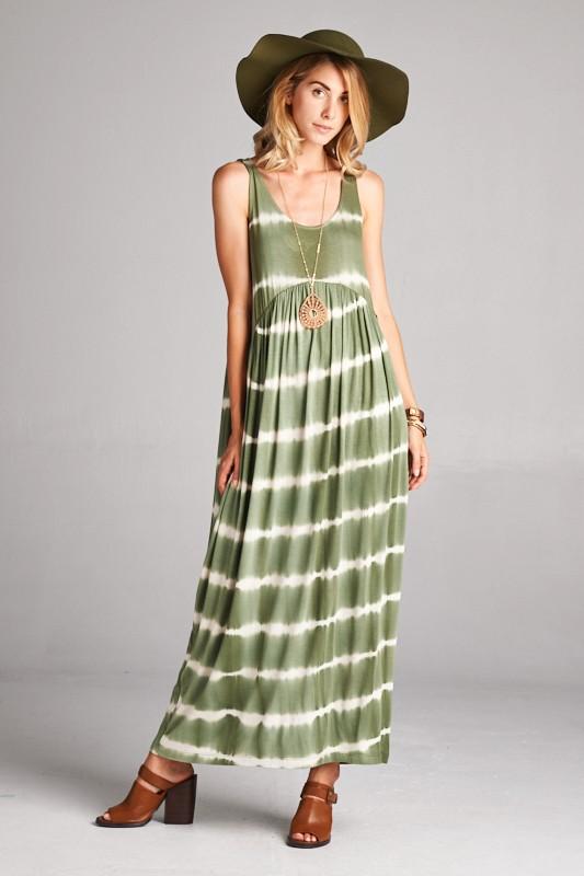 Hayden Tie Dye Maxi Dress - YuppyCollections