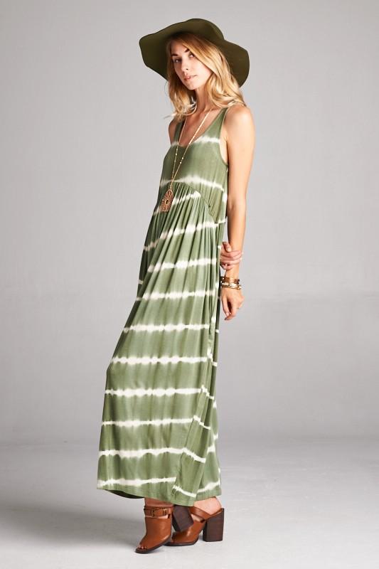 Hayden Tie Dye Maxi Dress - YuppyCollections