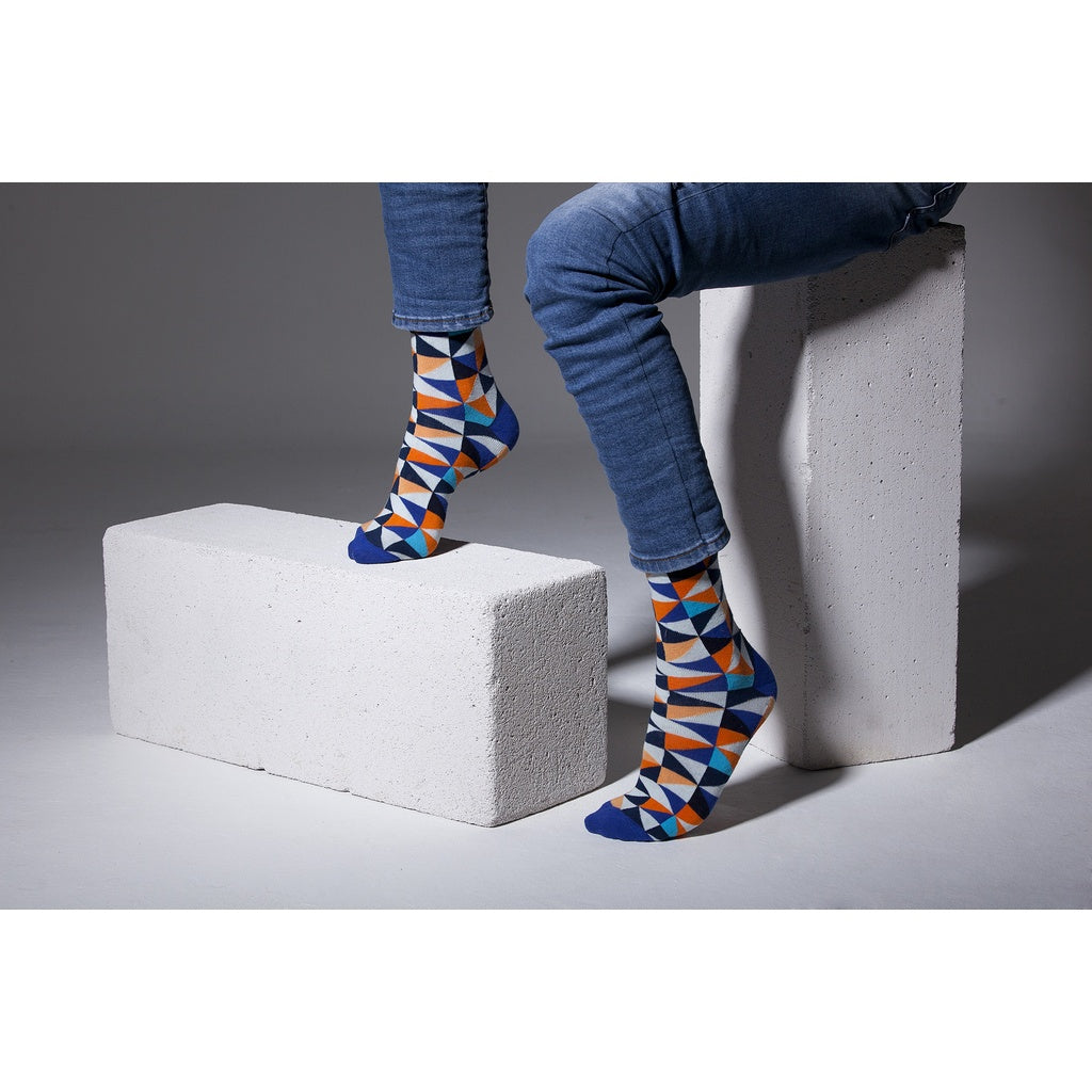 Men's 5-Pair Funky Patterned Socks-3054 - YuppyCollections