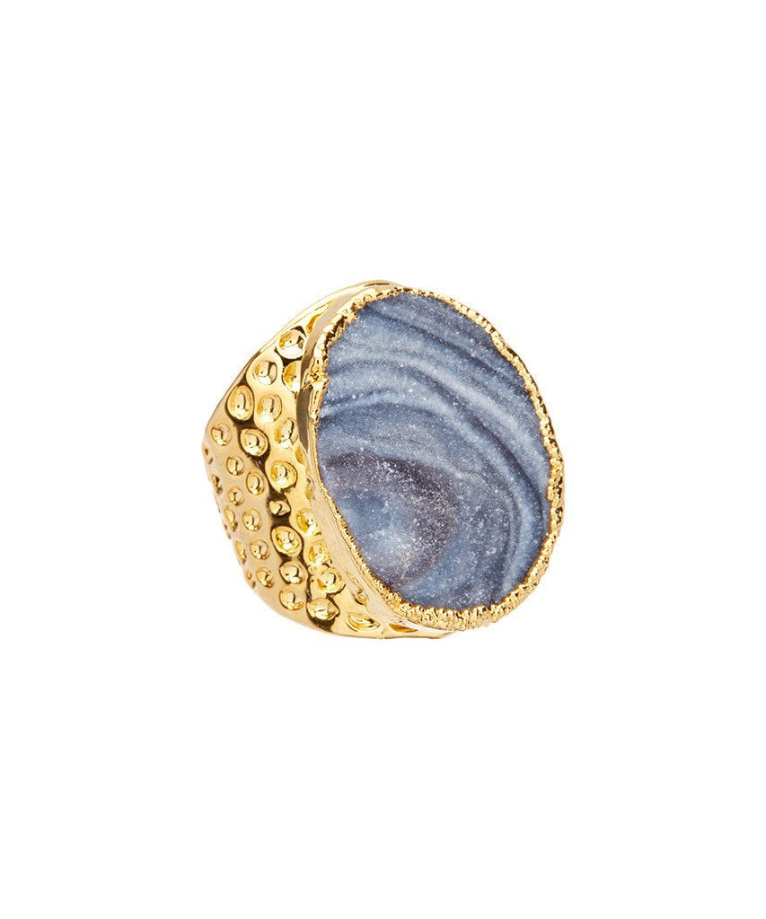 Druzy Stone Statement Ring - YuppyCollections