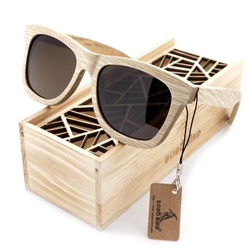 The Woodie Sunglasses - Bamboo Sunglasses - YuppyCollections