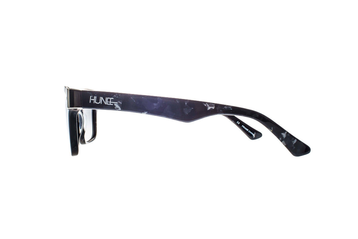 Marble with Silver Tone Metal Wayfarers - YuppyCollections