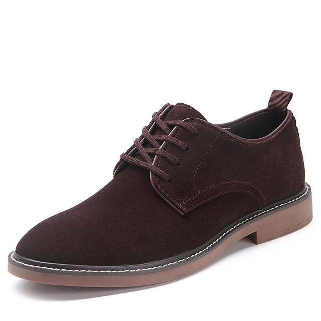 Mens Casual Daily Wear Breathable Oxford Lace up Shoes - YuppyCollections