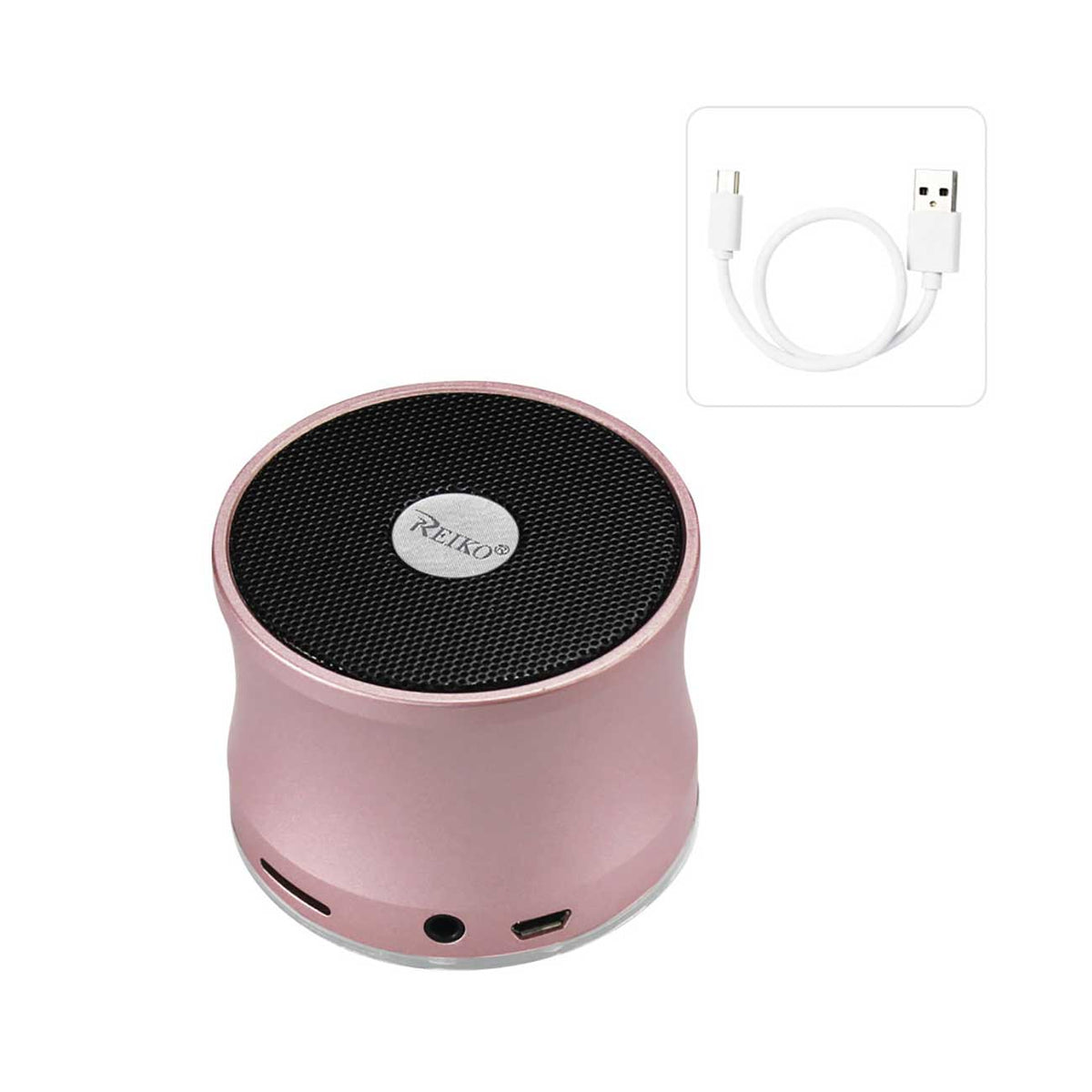 UNIVERSAL MINI BLUETOOTH SPEAKER ROSE GOLD - YuppyCollections