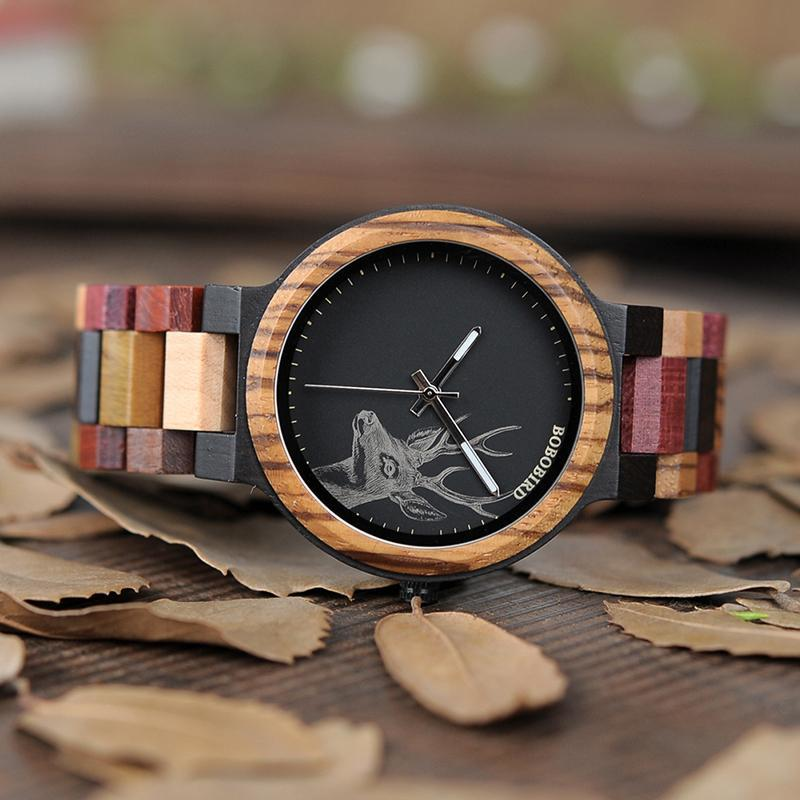 Color Me Bad- Wooden Watch - YuppyCollections