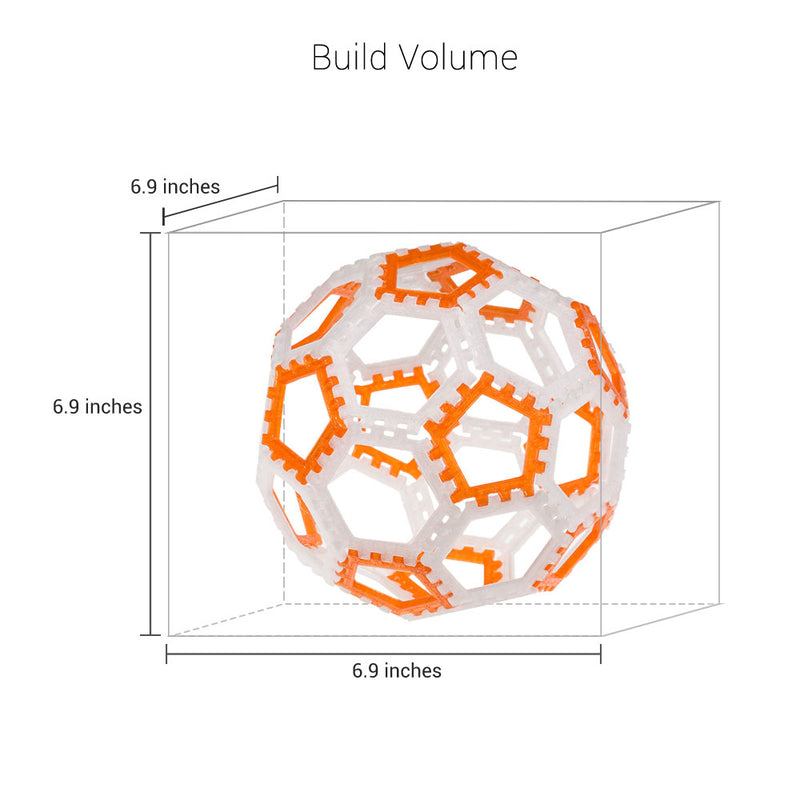 [Open Filament] da Vinci Jr. 1.0A Pro 3D Printer/Upgradable Laser Engraver: 6.9" x 6.9" x 6.9" Build Size, Fully Enclosed, PLA/PETG/Tough PLA/Metallic & Carbon PLA with Upgrade Nozzle - Yuppy