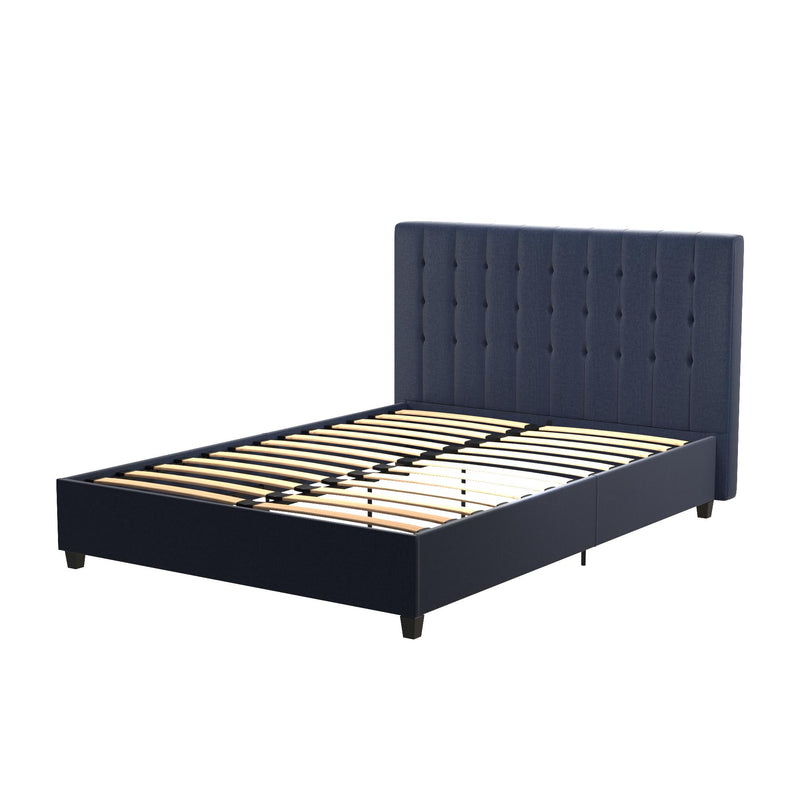 RealRooms Erika Faux Leather Upholstered Bed Frame, Multiple Colors and SizesRealRooms Erika Faux Leather Upholstered Bed Frame, Multiple Colors and Sizes - YuppyCollections