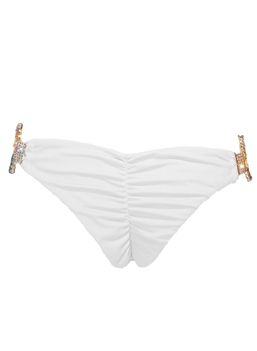 Gina Skimpy Bottom - White - YuppyCollections