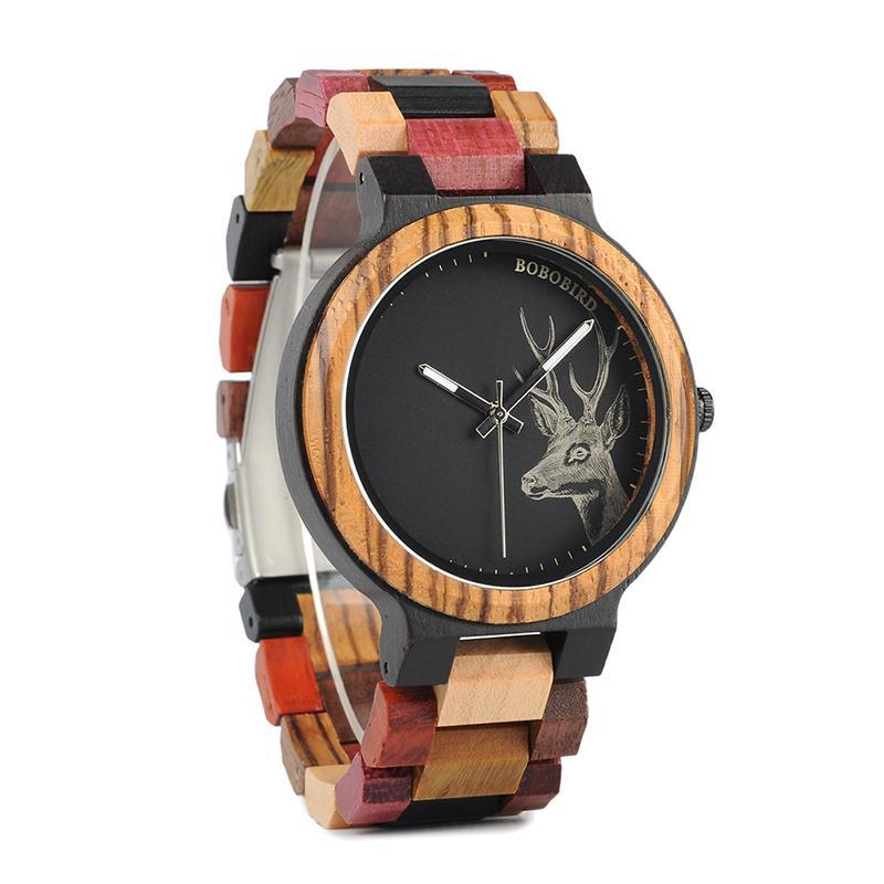 Color Me Bad- Wooden Watch - YuppyCollections