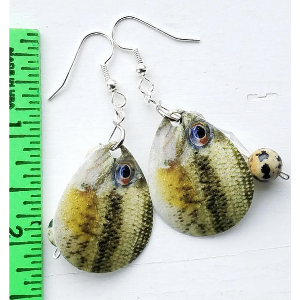 Largemouth Bass Colorado Blade Earrings - YuppyCollections