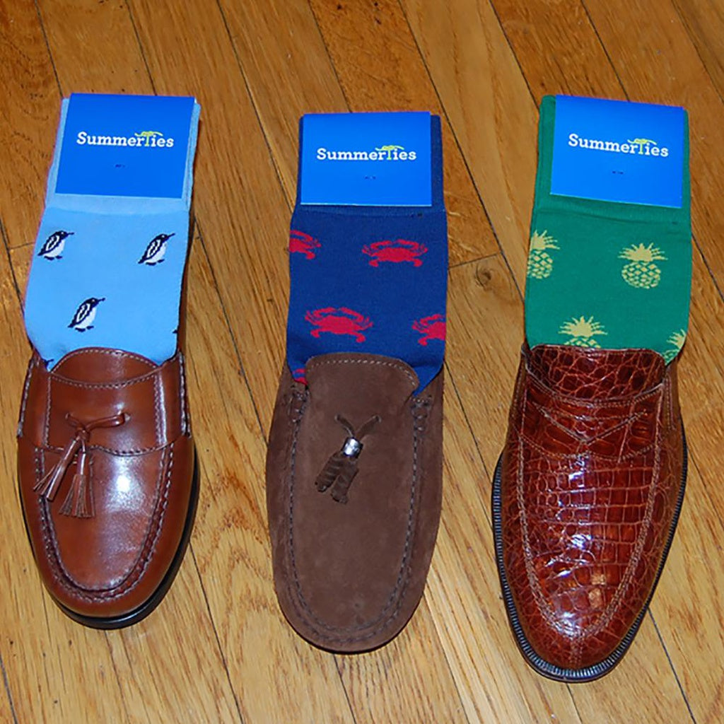 Crab Socks - Men's Mid Calf - YuppyCollections