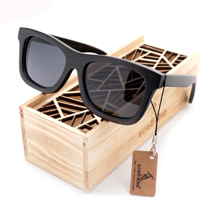 Round-a-bout Wooden Sunglasses - YuppyCollections