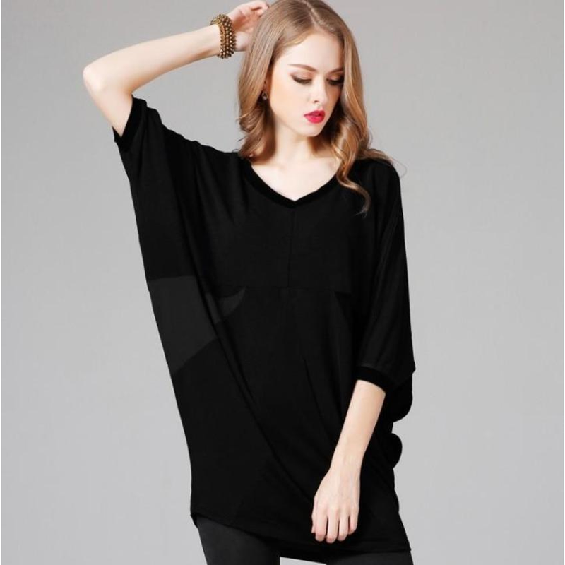 Womens Wide Neck Batwing Top - YuppyCollections