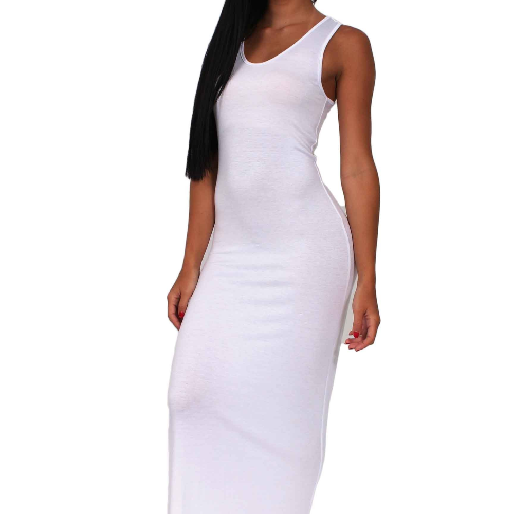 Sleeveless Maxi Dress - YuppyCollections