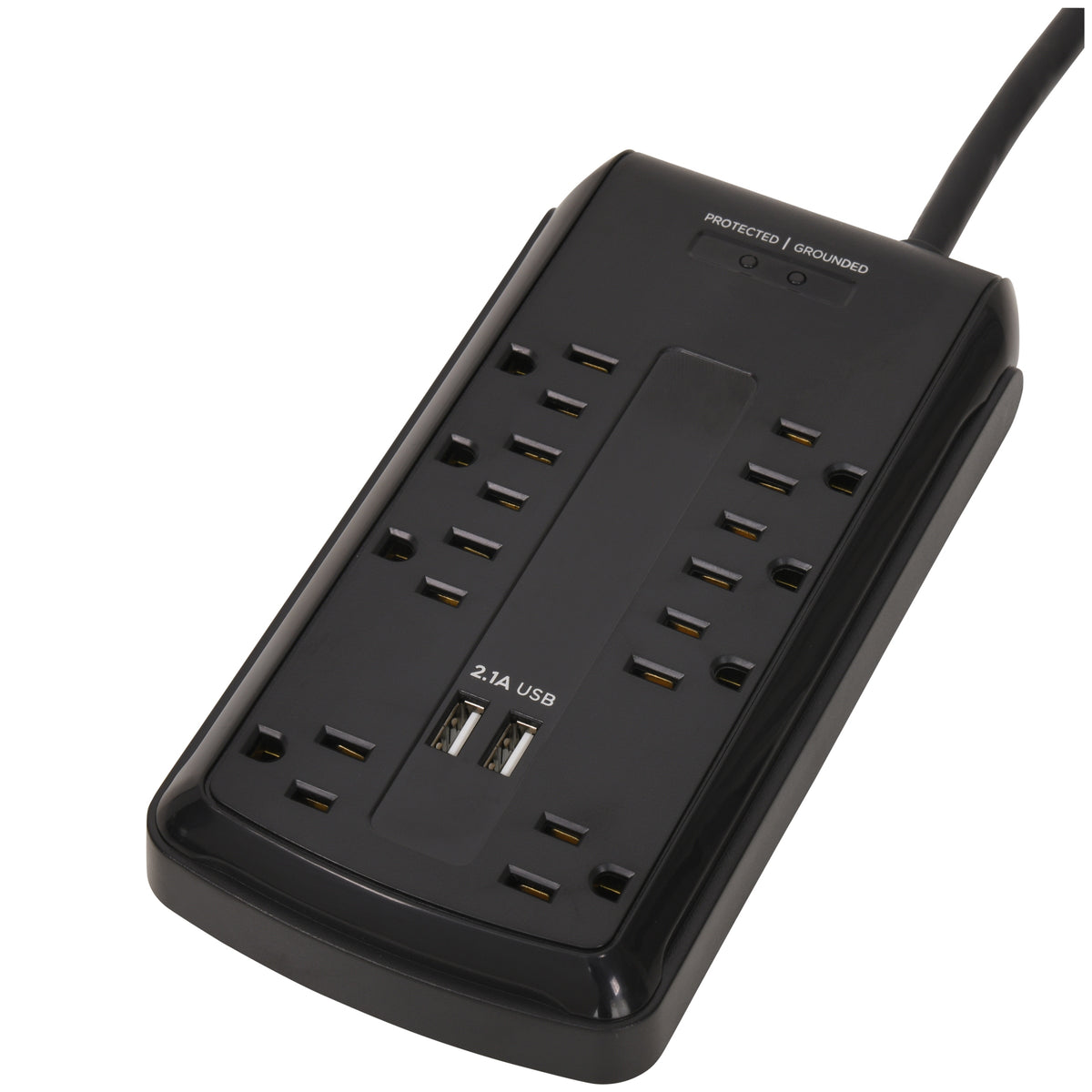 Onn 8-Outlet Surge Protector With 2 Usb Charging Ports, 2700JOnn 8-Outlet Surge Protector With 2 Usb Charging Ports, 2700J - YuppyCollections