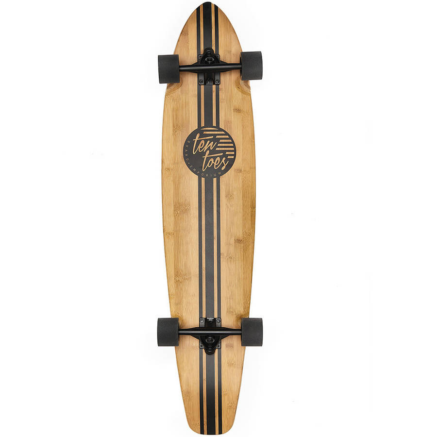 Ten Toes ZED Bamboo Longboard Skateboard Cruiser, 44", Multiple Colors AvailableTen Toes ZED Bamboo Longboard Skateboard Cruiser, 44", Multiple Colors Available - YuppyCollections