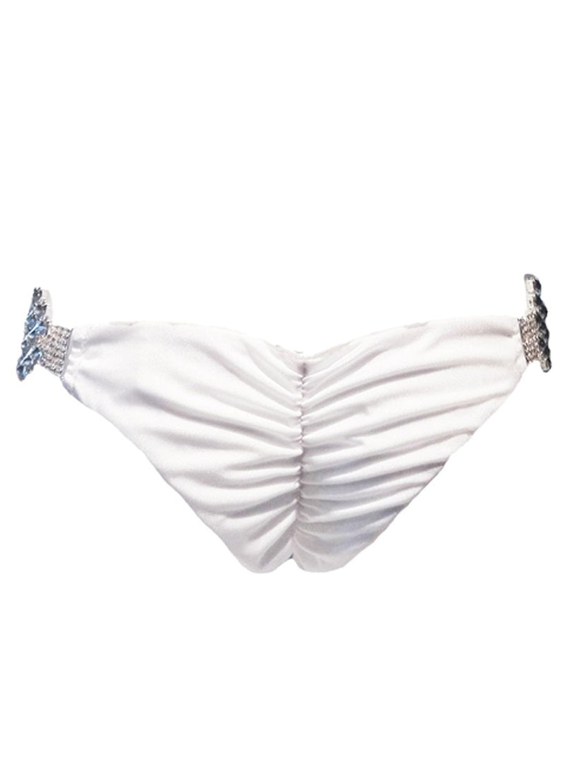 Nicole Skimpy Bottom - White - YuppyCollections