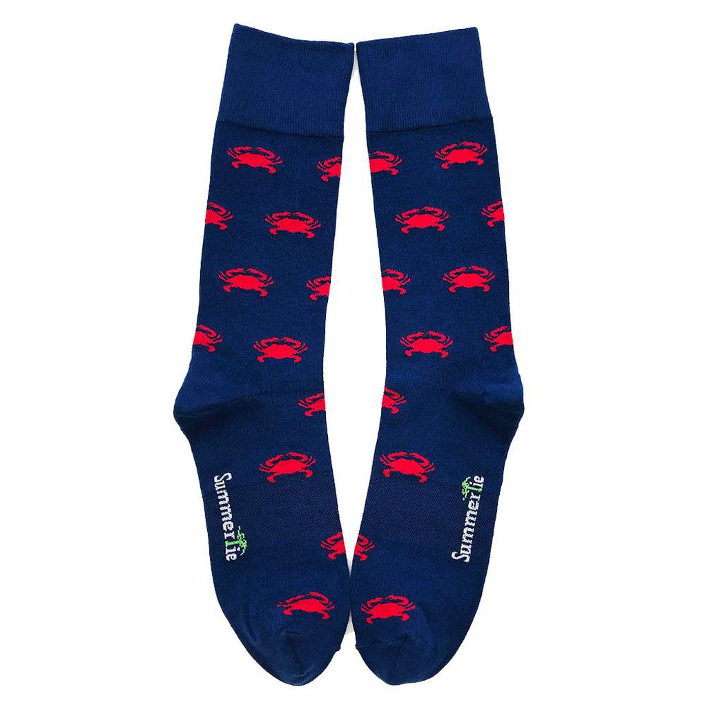 Crab Socks - Men's Mid Calf - YuppyCollections