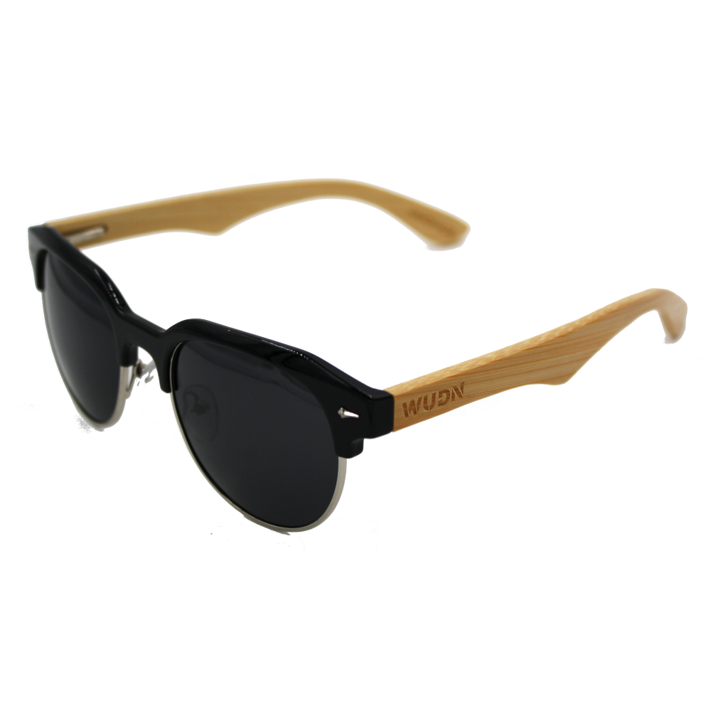 Men & Women's Round Bamboo Vintage Sunglasses - Polarized Lenses - YuppyCollections